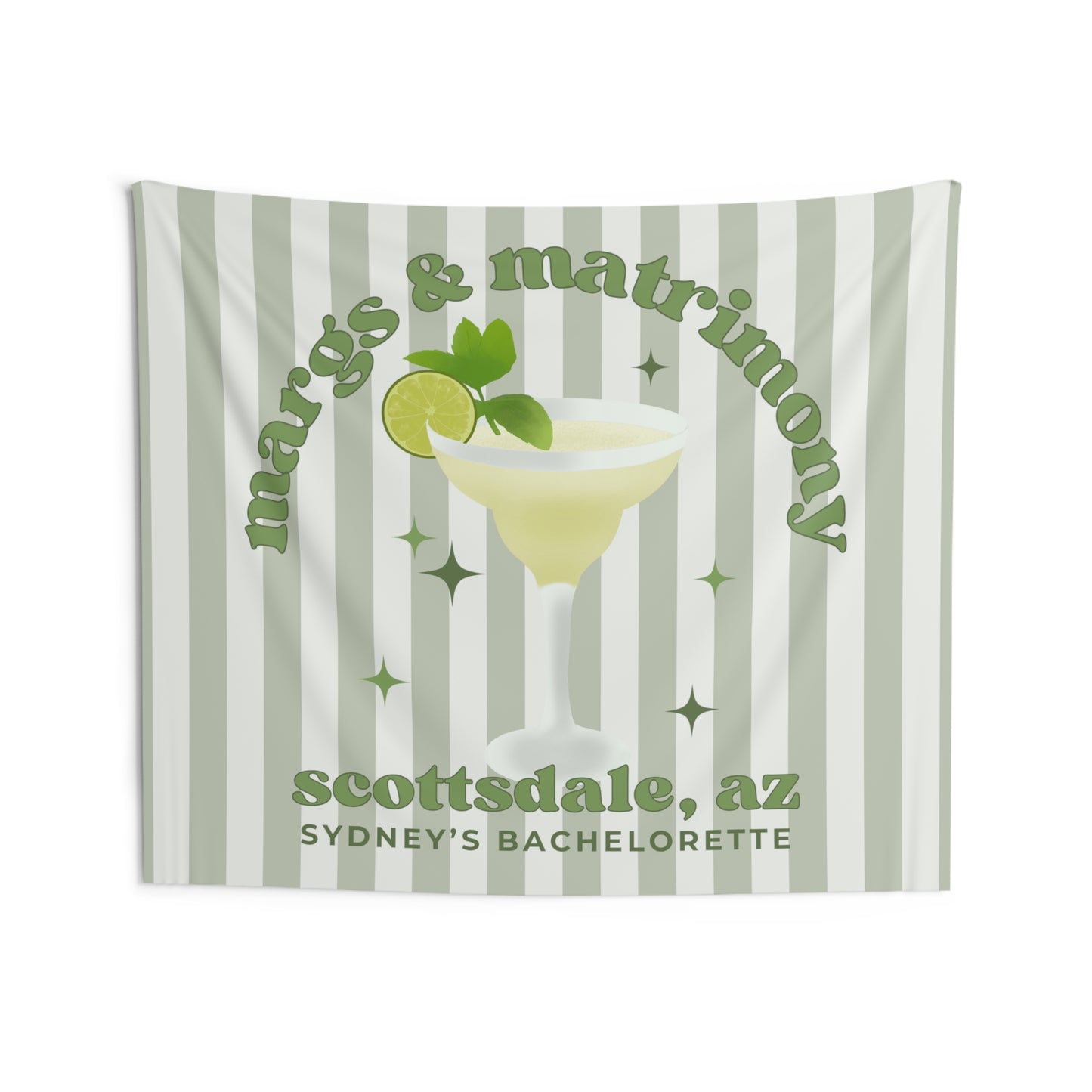 Margs & Matrimony Bachelorette Party Banner
