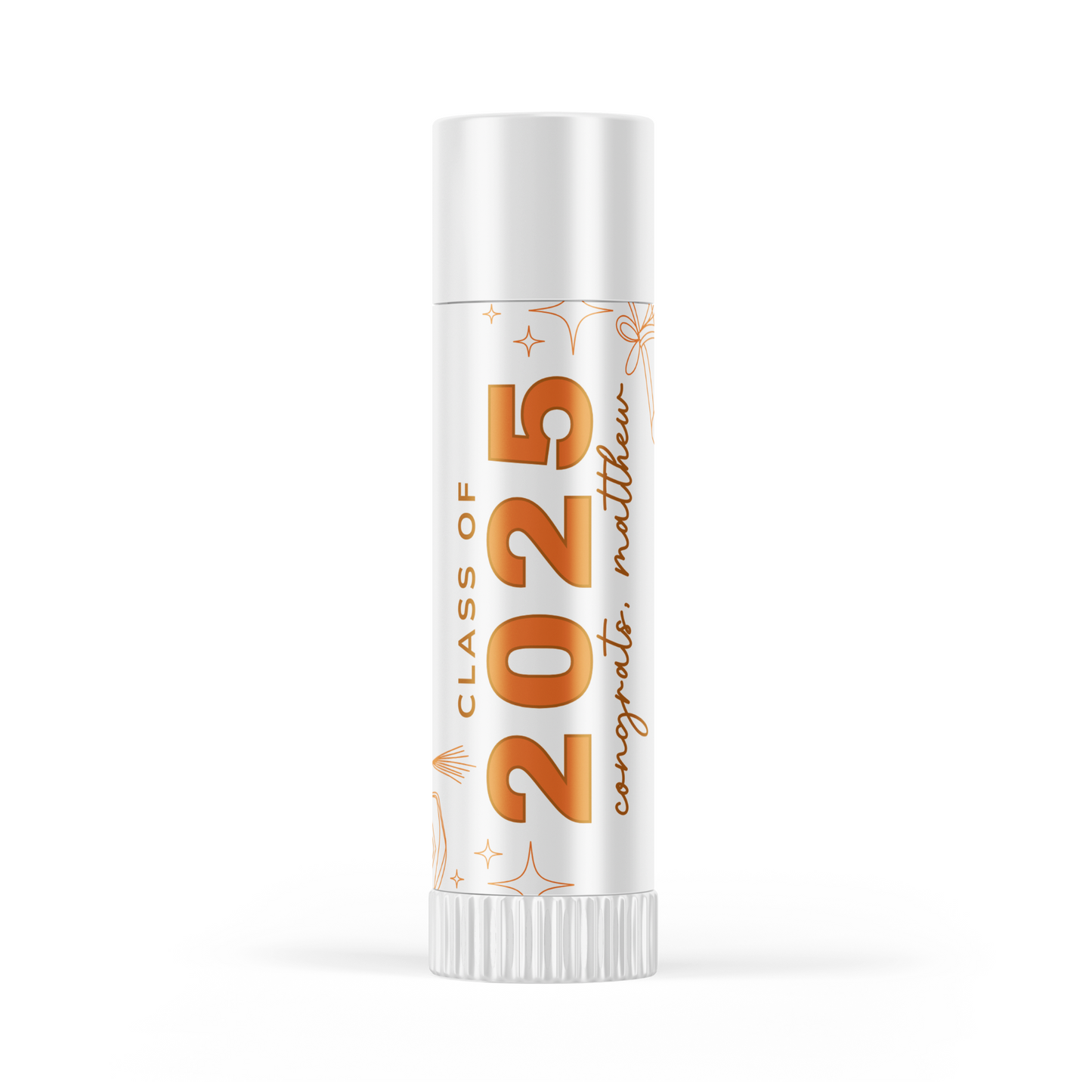 Graduation Lip Balm - Orange