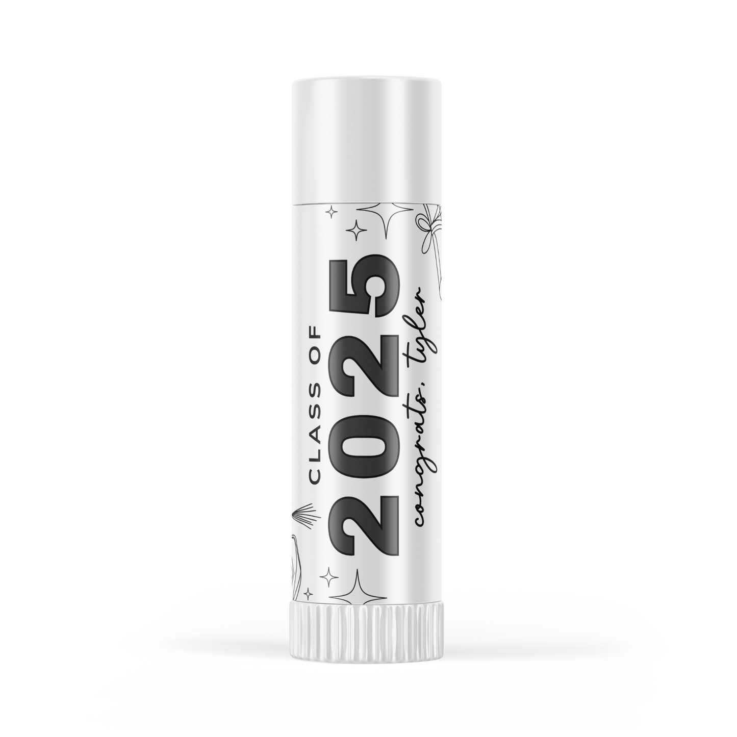 Graduation Lip Balm - Black