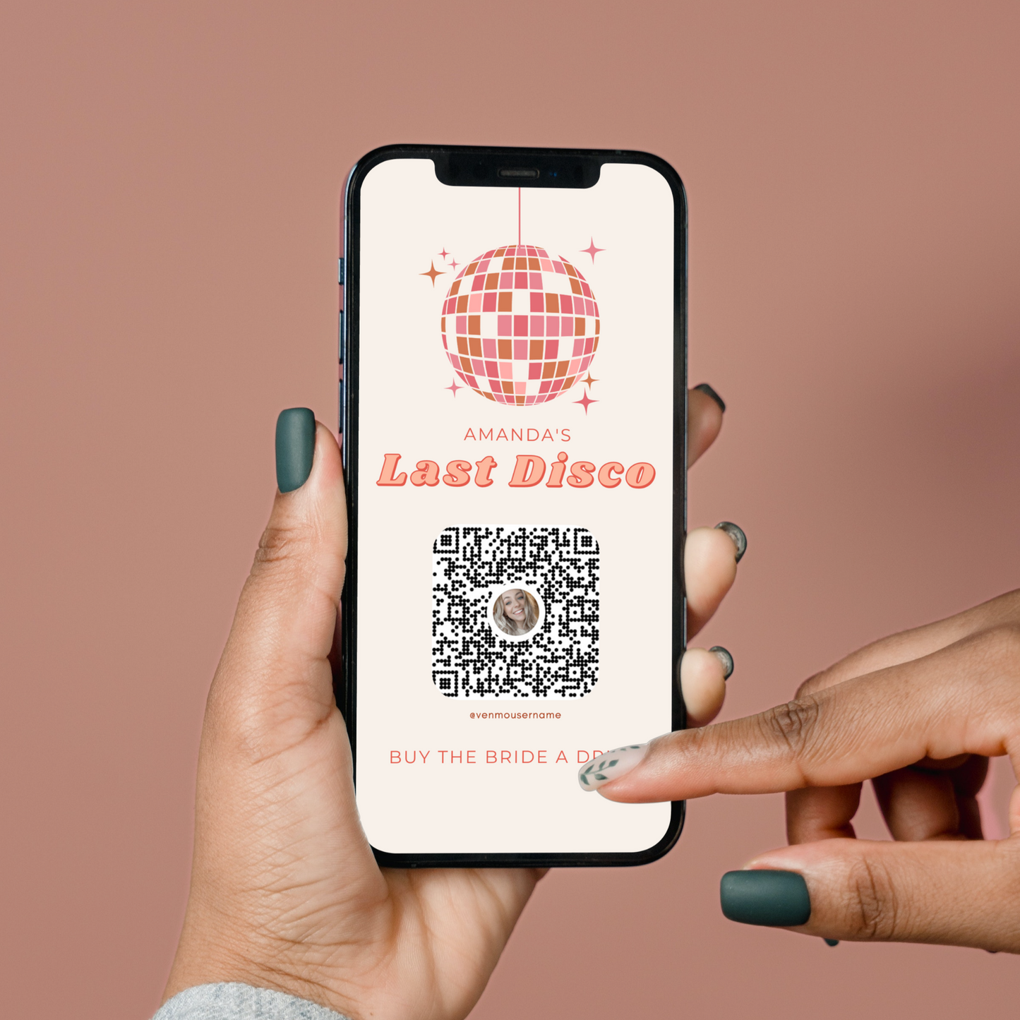 Last Disco Buy the Bride a Drink Template (Digital Download)