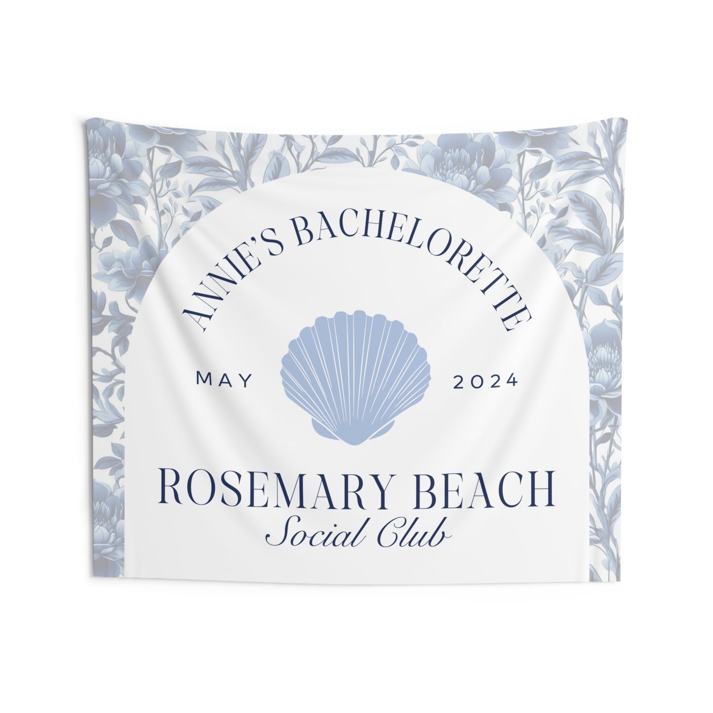 Coastal Seashell Bachelorette Party Banner