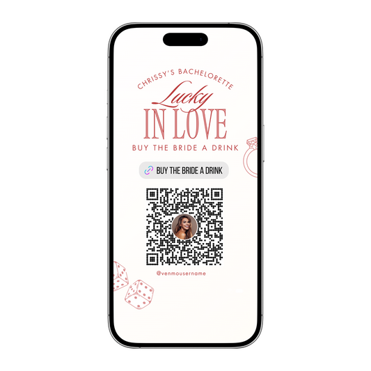 Lucky in Love Buy the Bride a Drink Template (Digital Download)