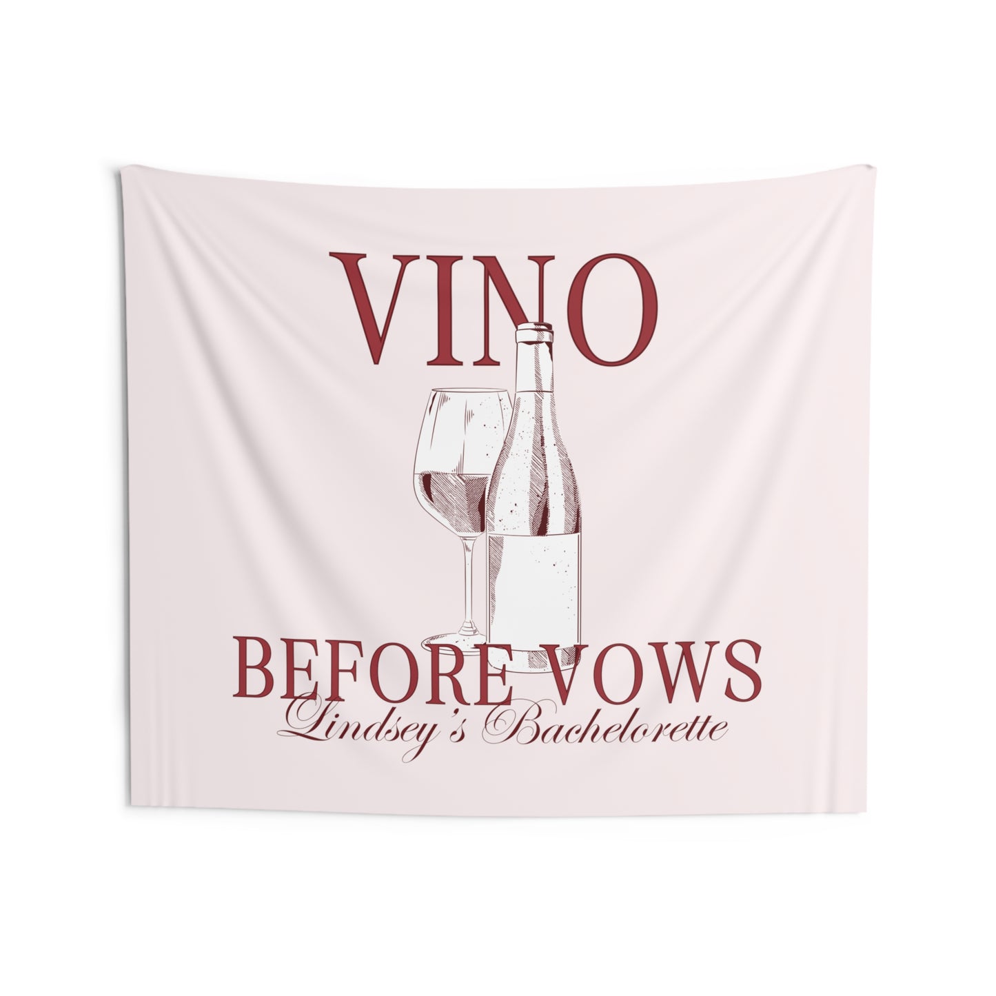 Vino Before Vows Bachelorette Party Banner