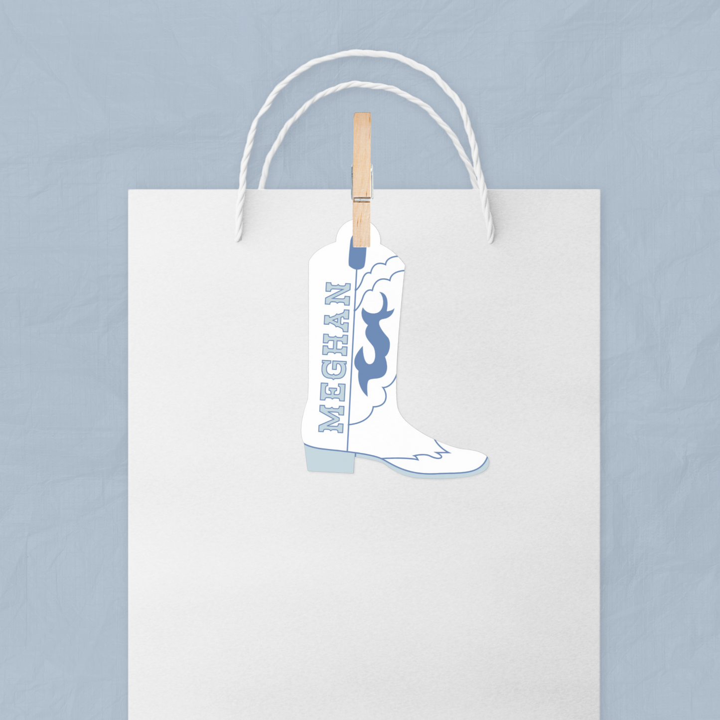 Coastal Cowgirl Bachelorette Party Gift Tag