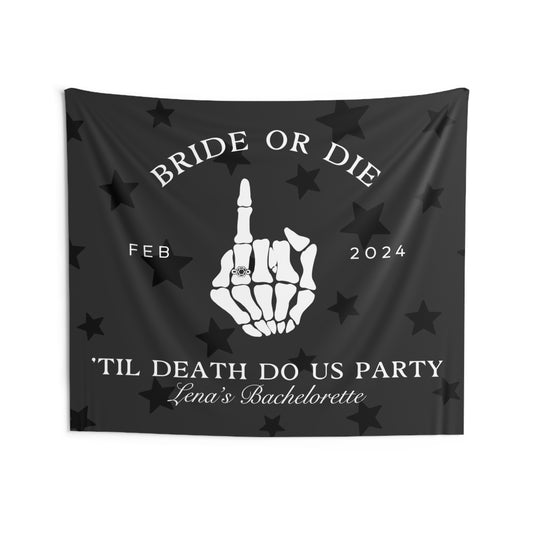 'Til Death Do Us Party Bachelorette Party Banner