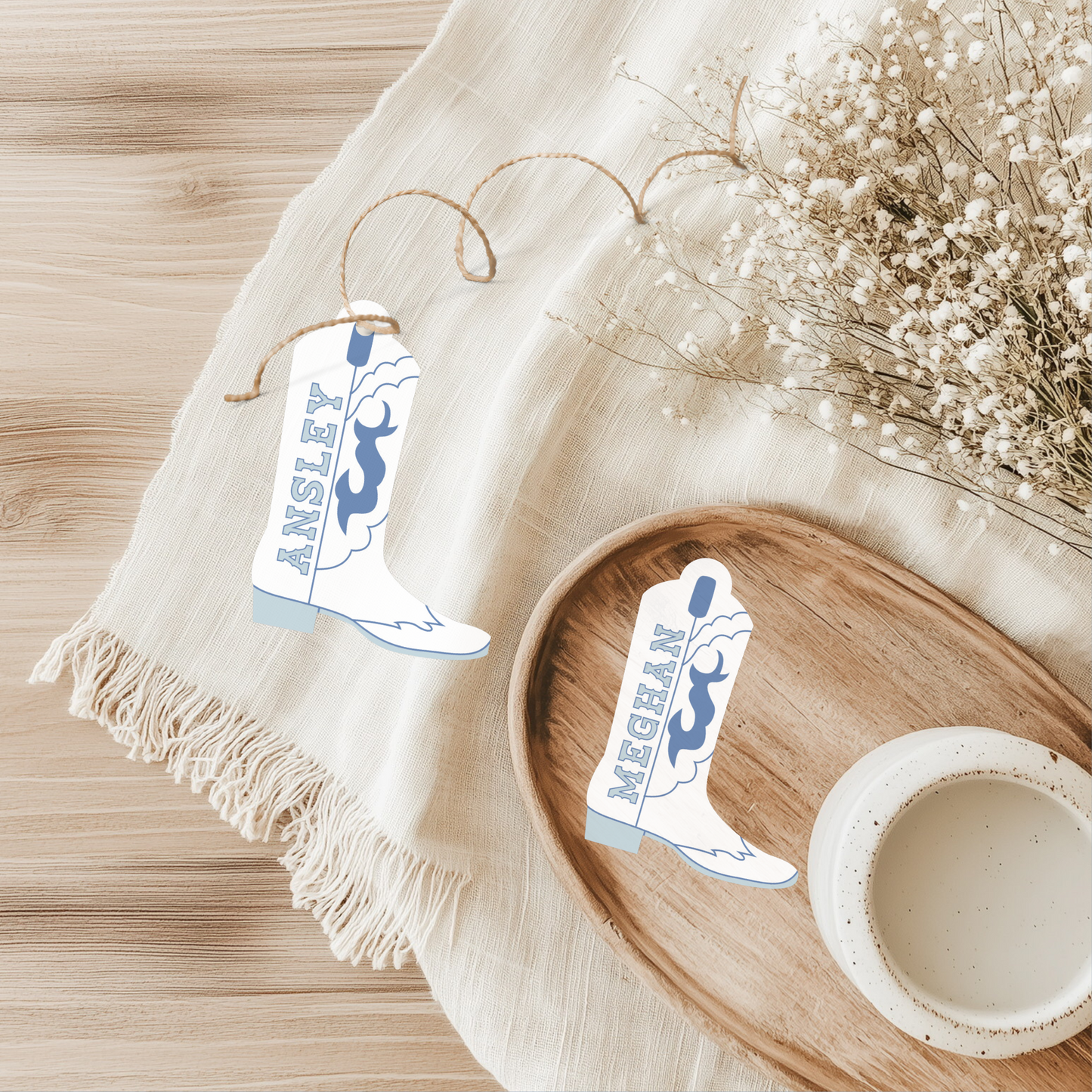 Coastal Cowgirl Bachelorette Party Gift Tag