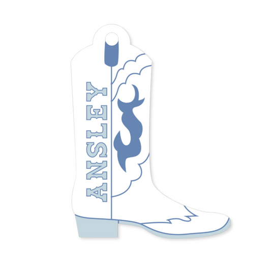 Coastal Cowgirl Bachelorette Party Gift Tag