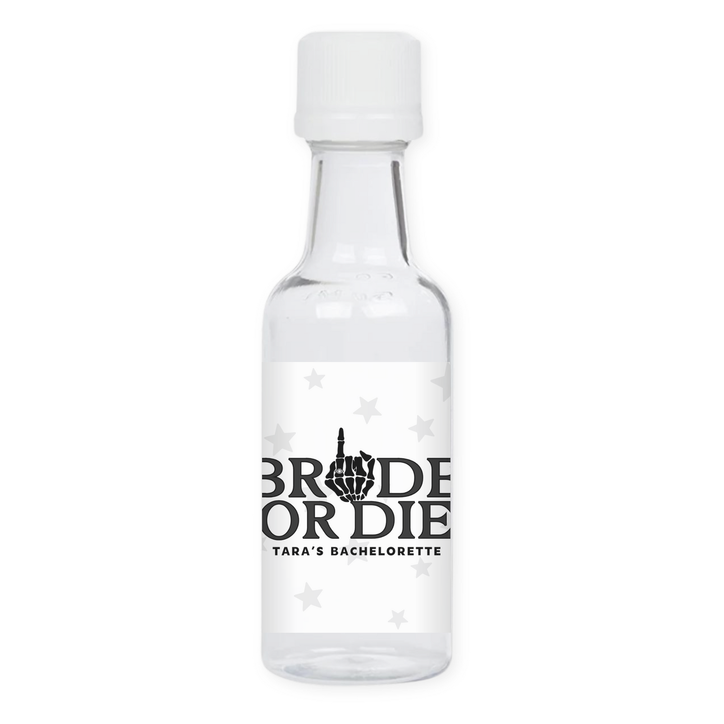 Bride or Die Bachelorette Party Mini Liquor Label