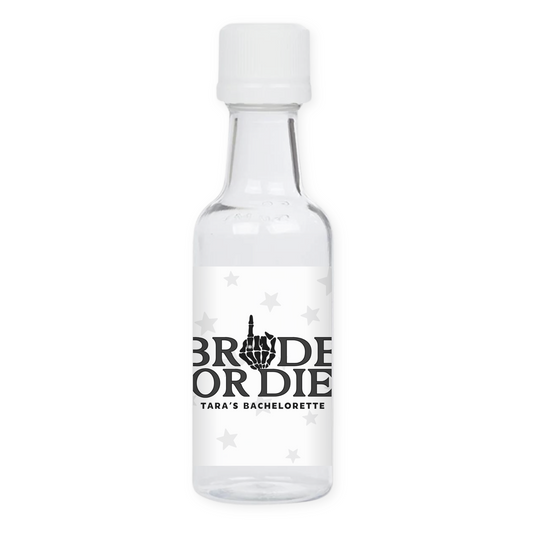 Bride or Die Bachelorette Party Mini Liquor Label