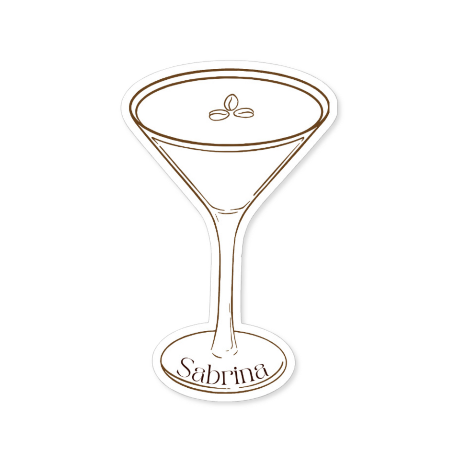 Espresso Martini Party Gift Tag