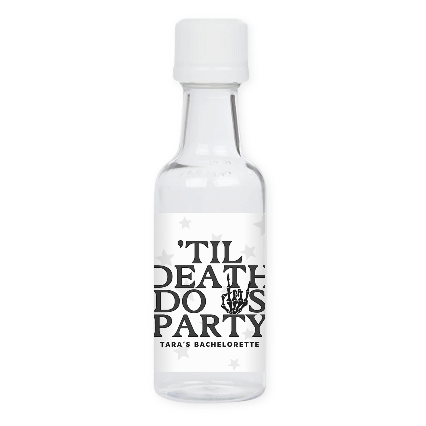 Til Death Do Us Party Bachelorette Party Mini Liquor Label
