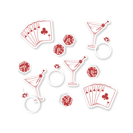 Lucky in Love Bachelorette Party Confetti
