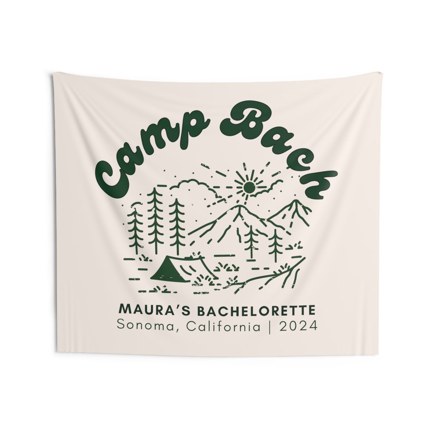 Camp Bachelorette Party Banner