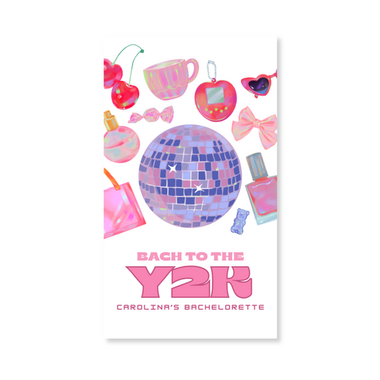 Bach to the Y2k Bachelorette Party Gift Tag