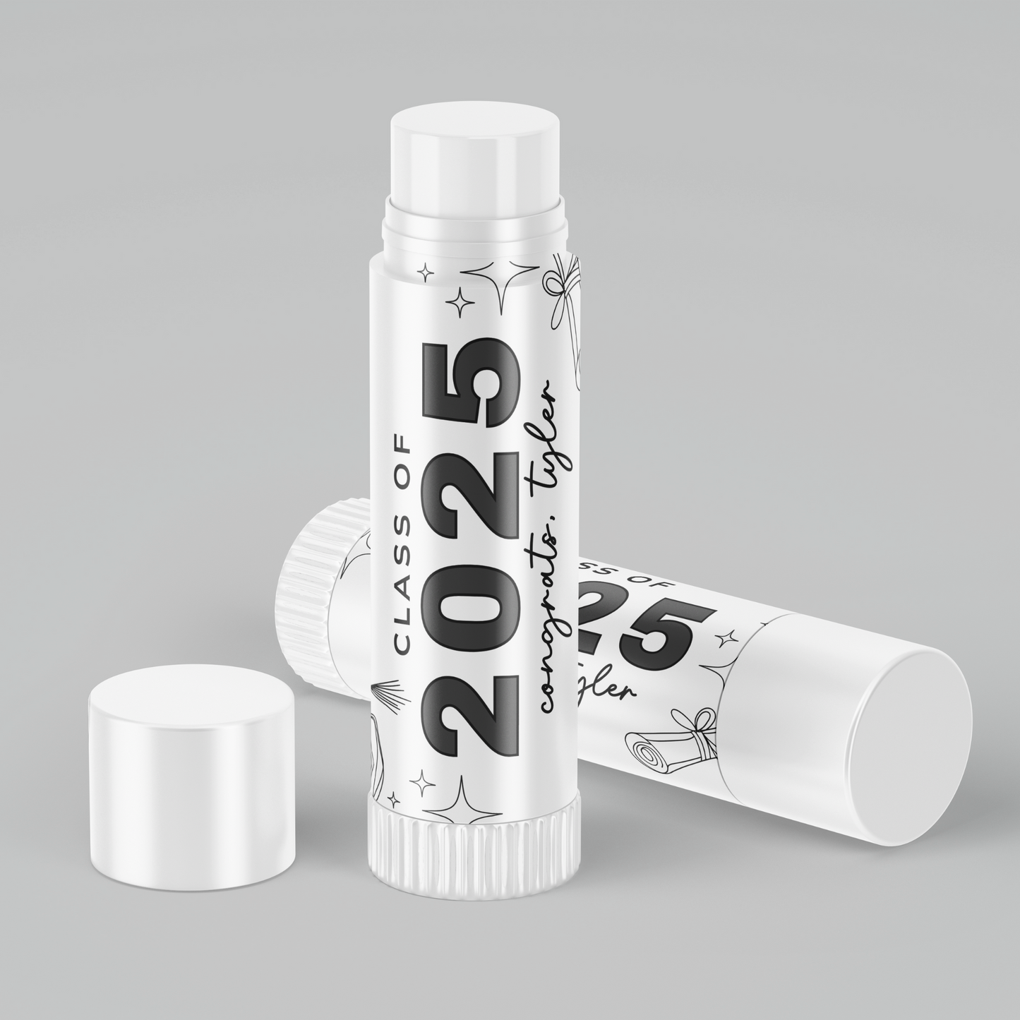 Graduation Lip Balm - Black