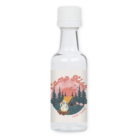 Pink Camp Bach Bachelorette Party Mini Liquor Label
