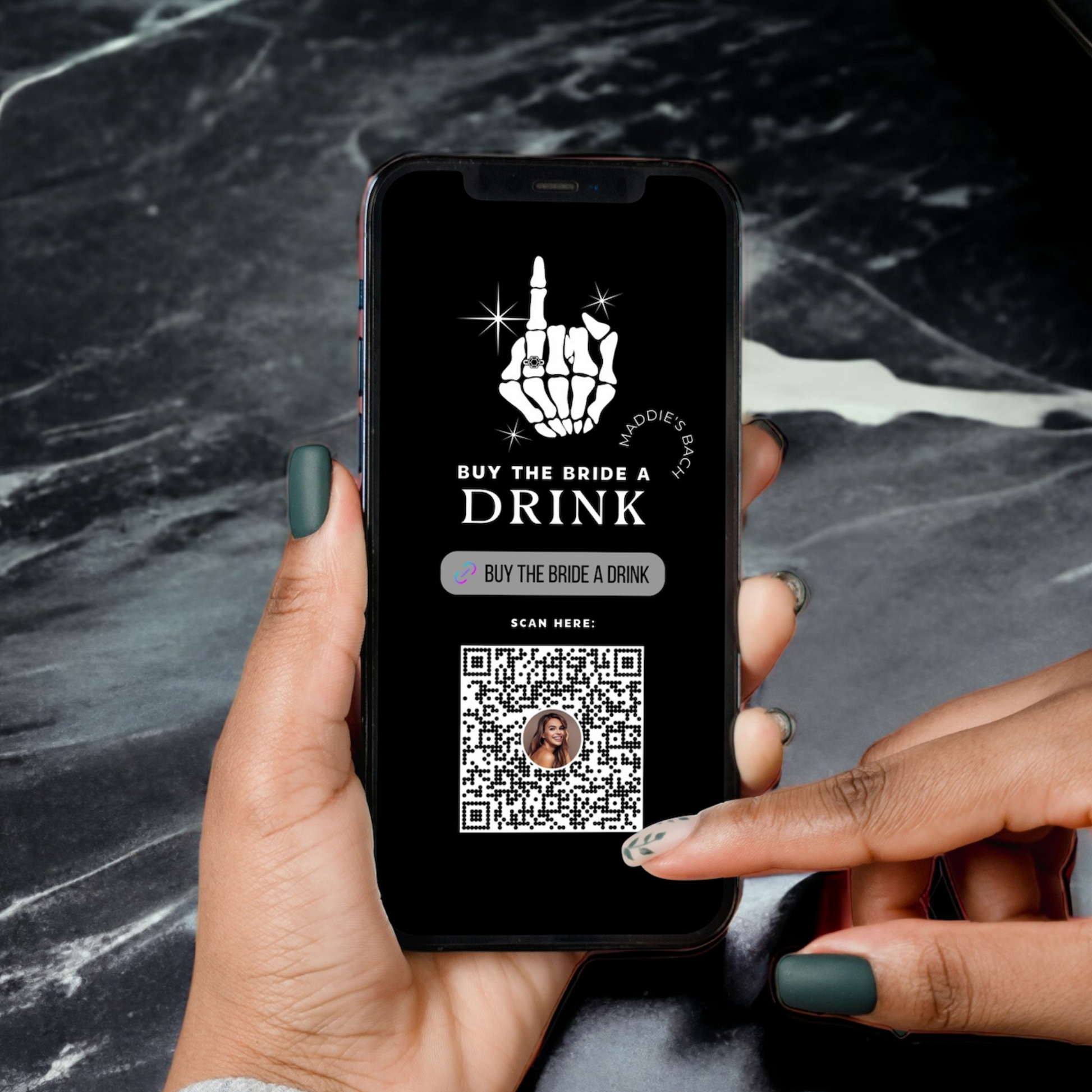 Buy the Bride a Drink Venmo Template - Til Death Do Us Party Bachelorette Party