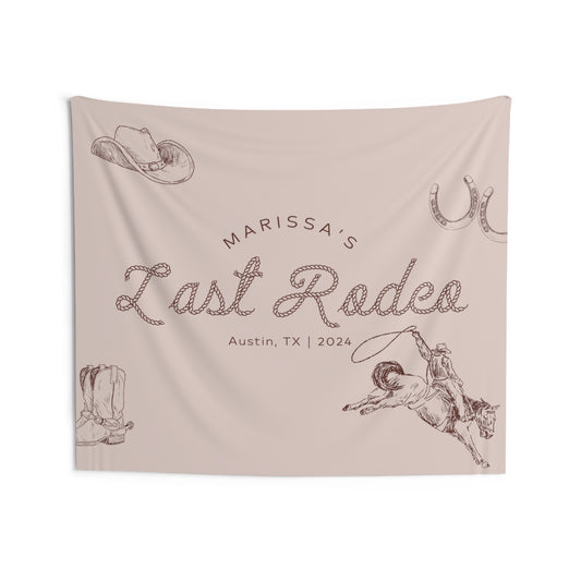 Last Rodeo Bachelorette Party Banner