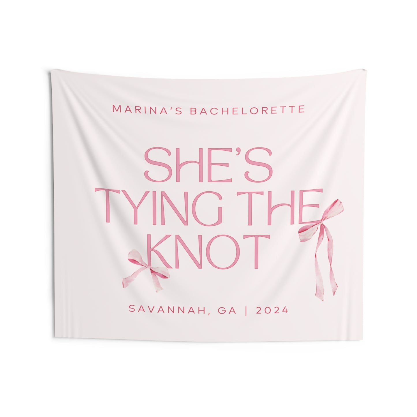 She's Tying the Knot Bachelorette Party Banner