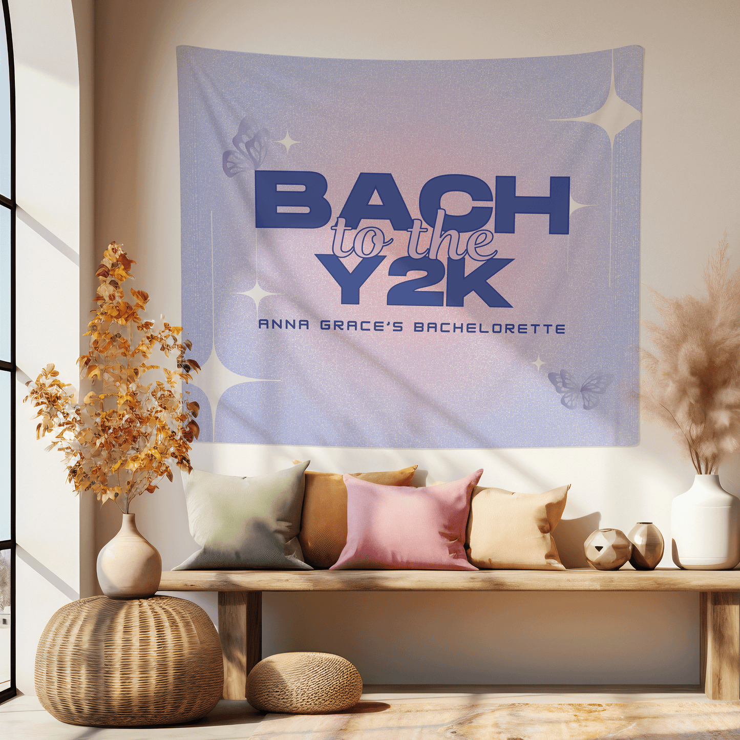 Bach to the Y2K Bachelorette Party Banner