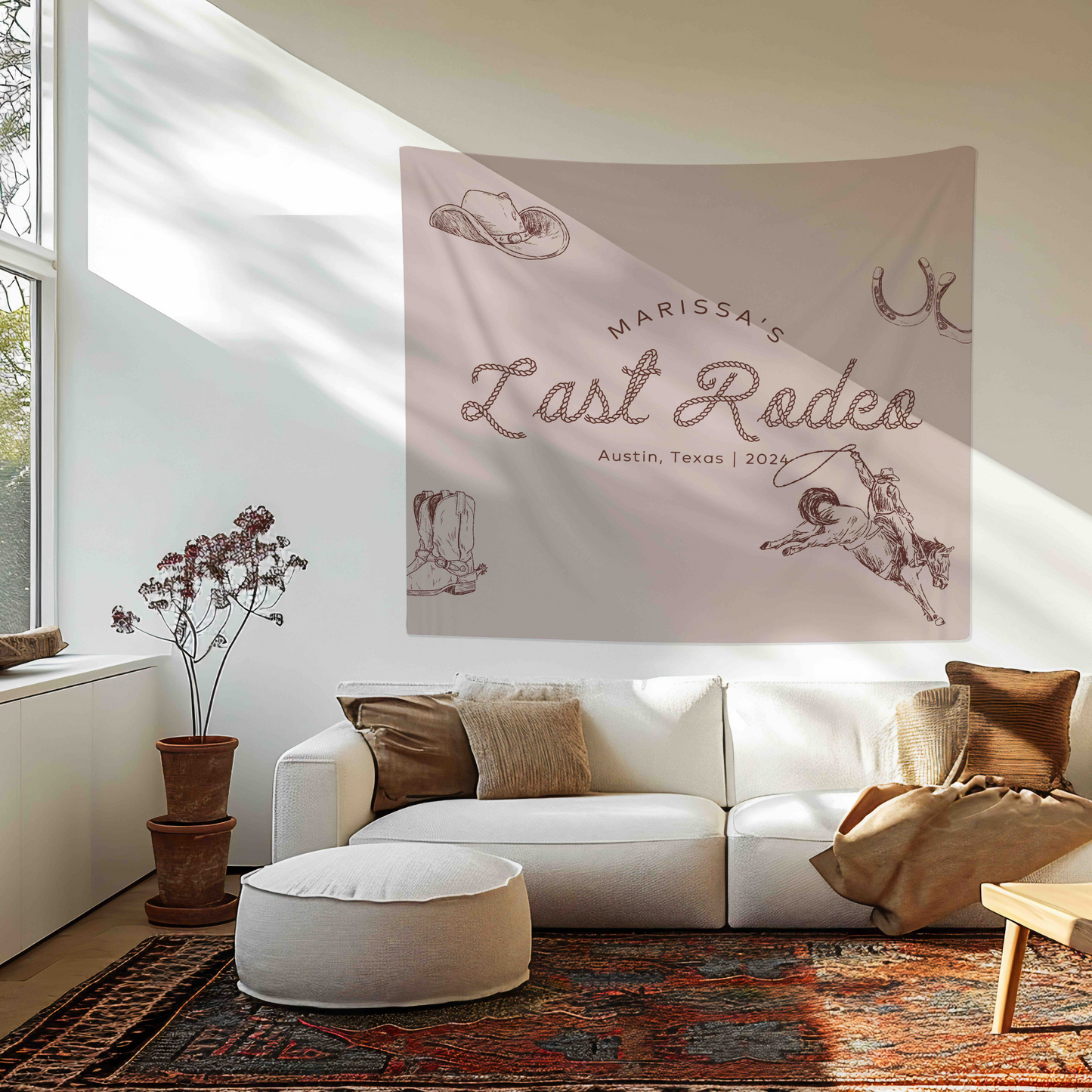 Last Rodeo Bachelorette Party Banner