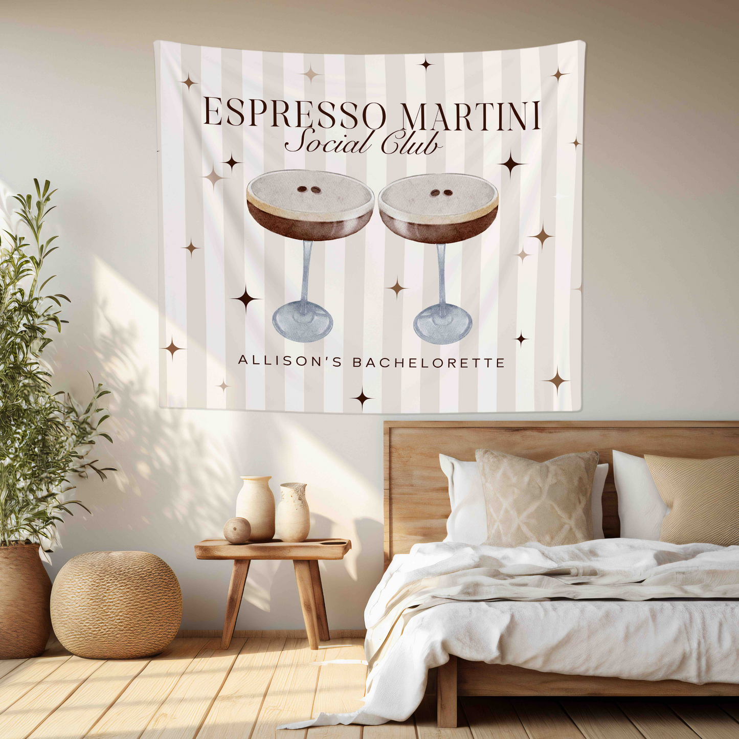 Espresso Martini Social Club Bachelorette Party Banner