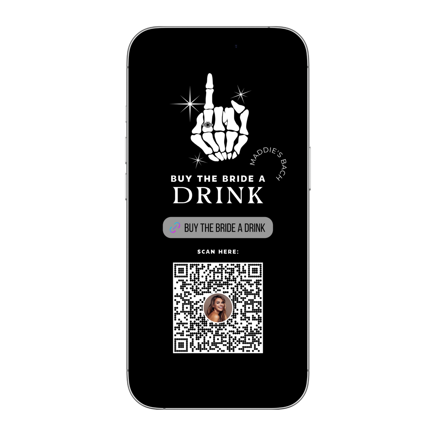 Bride or Die Buy the Bride a Drink Template (Digital Download)