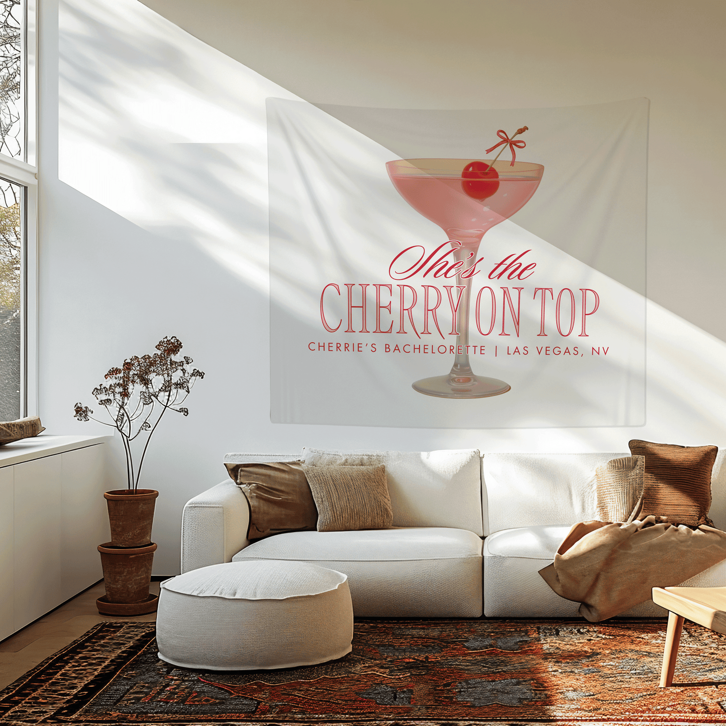 Cherry on Top Bachelorette Party Banner