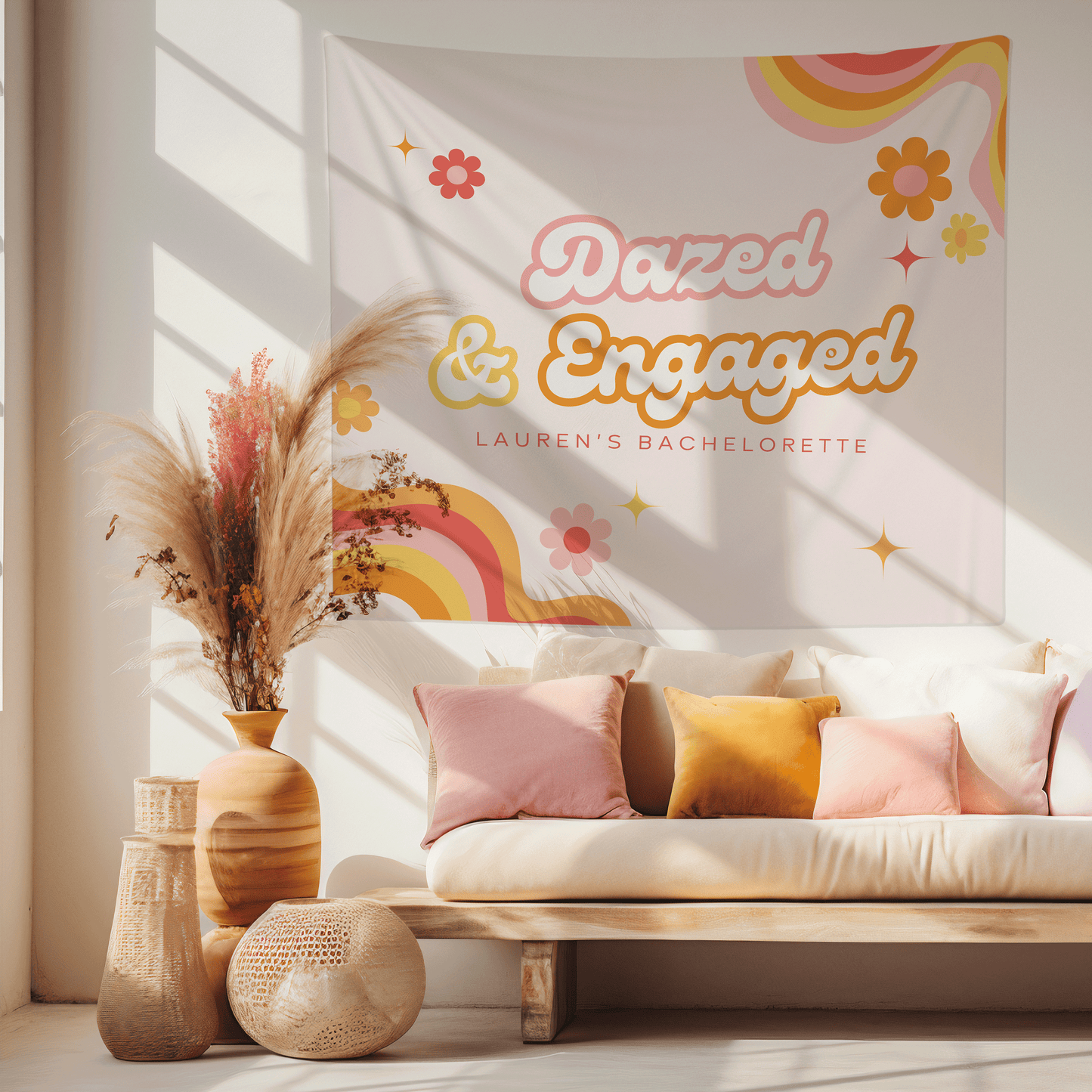 Dazed and Engaged Bachelorette Party Banner