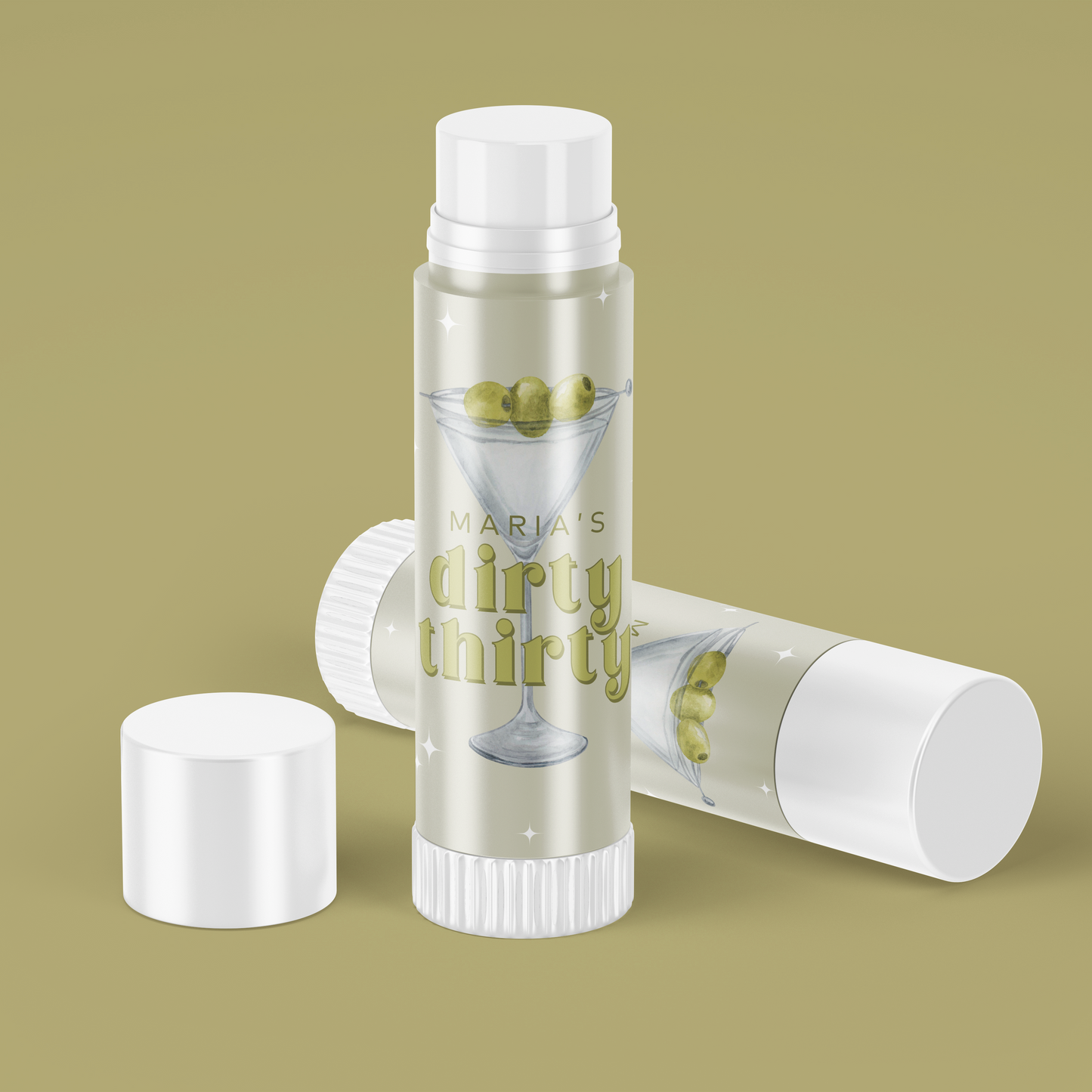 Dirty Thirty Birthday Party Lip Balm