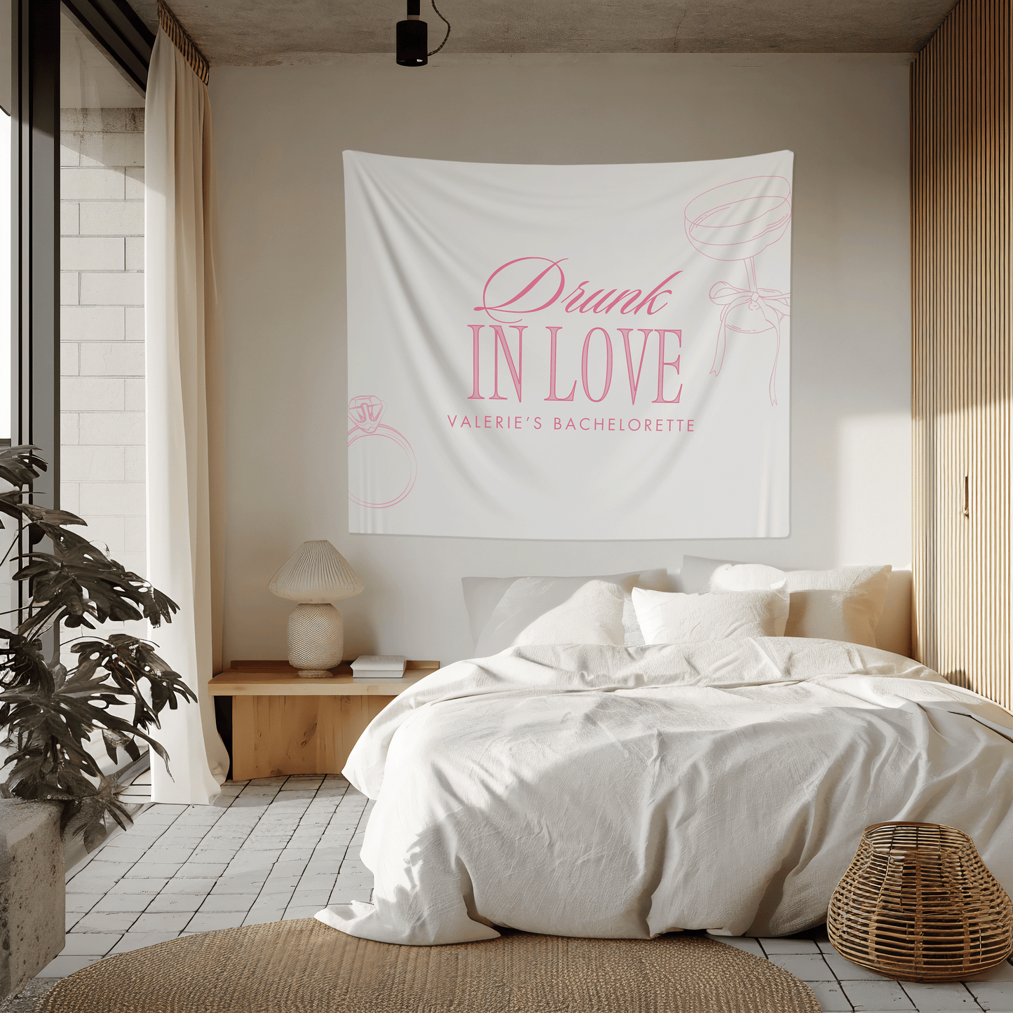 Drunk in Love Bachelorette Party Banner