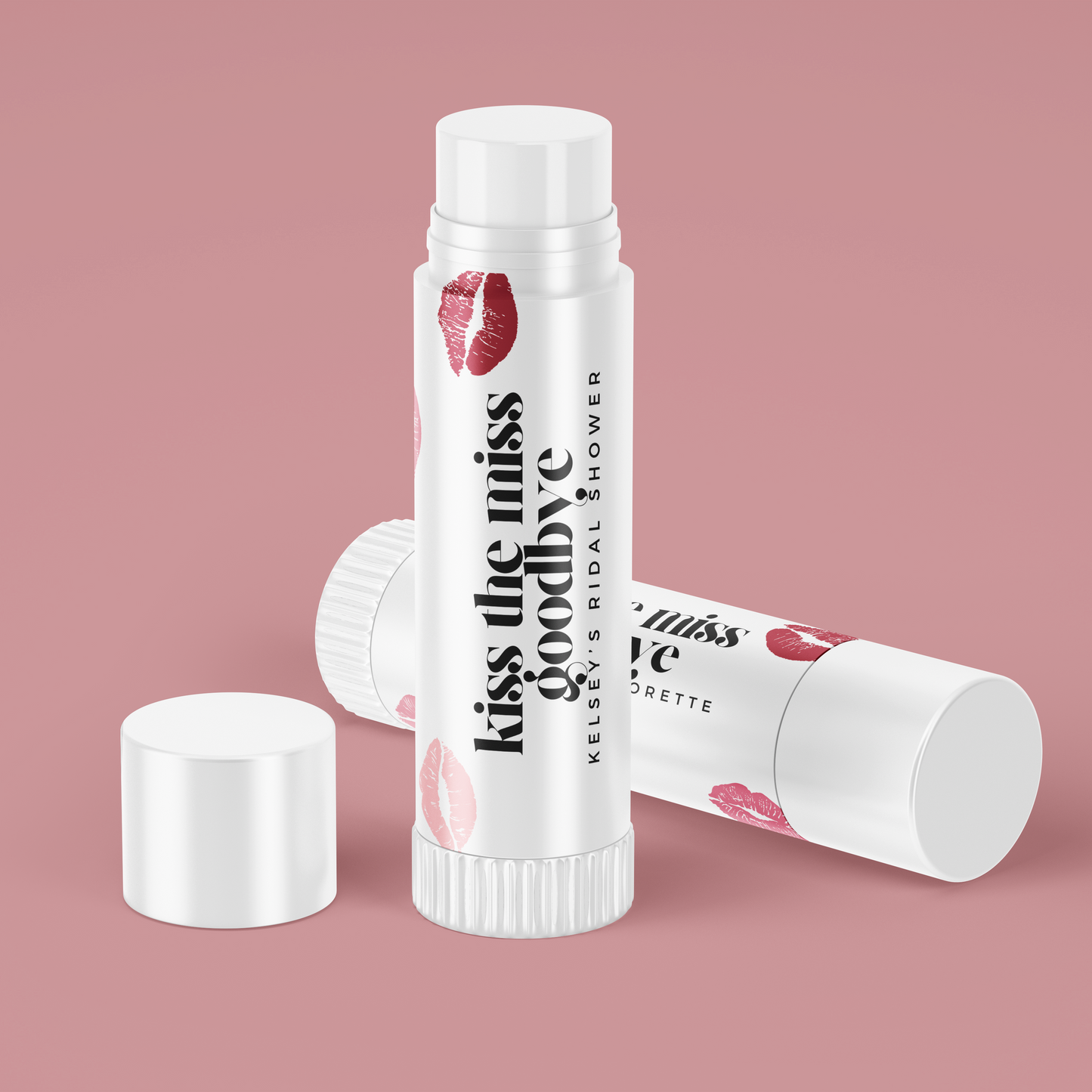 Kiss the Miss Goodbye Bridal Shower Lip Balm