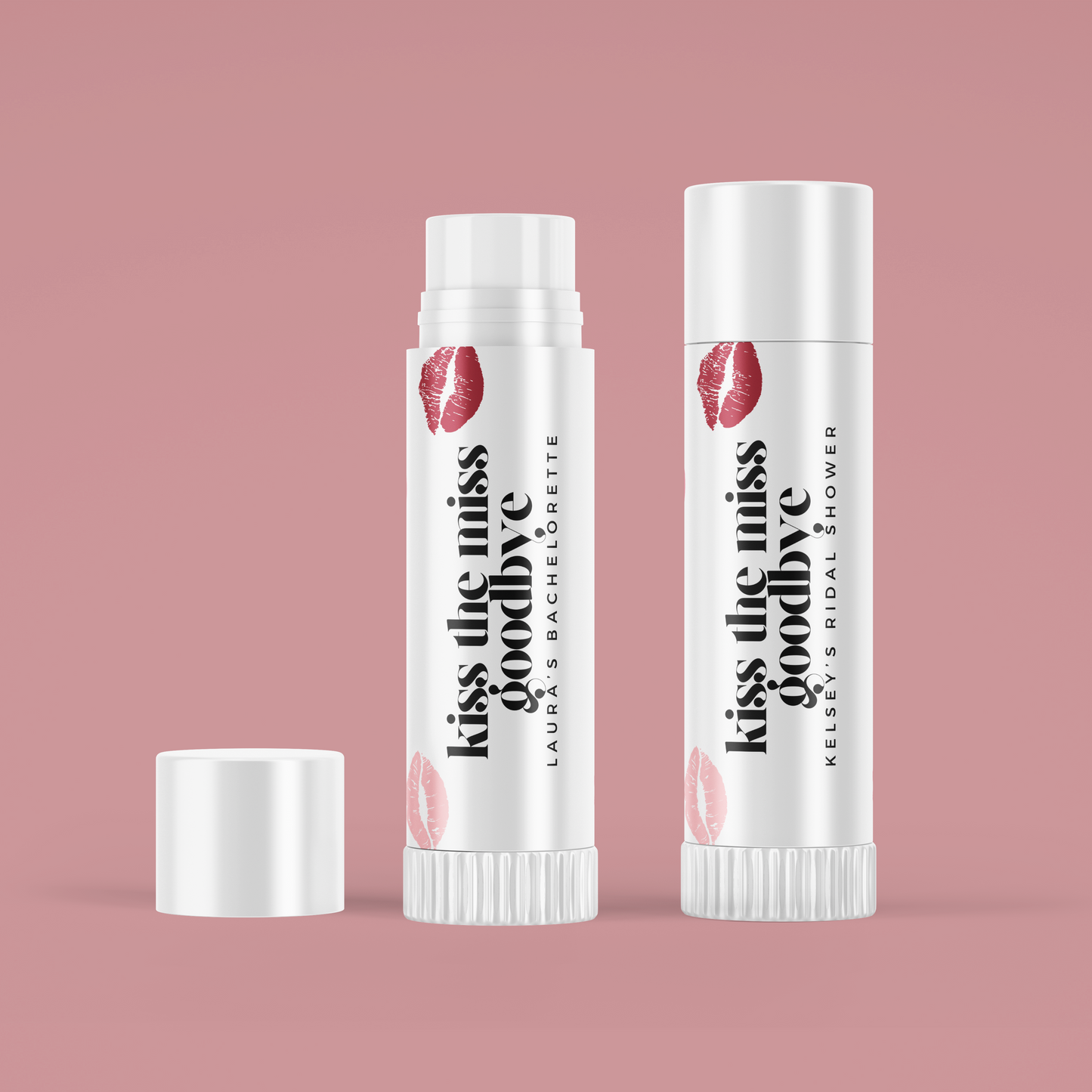 Kiss the Miss Goodbye Bridal Shower Lip Balm