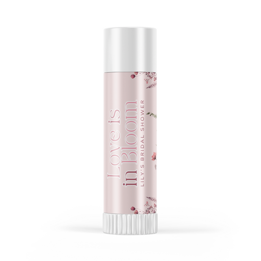 Love is in Bloom Bridal Shower Lip Balm