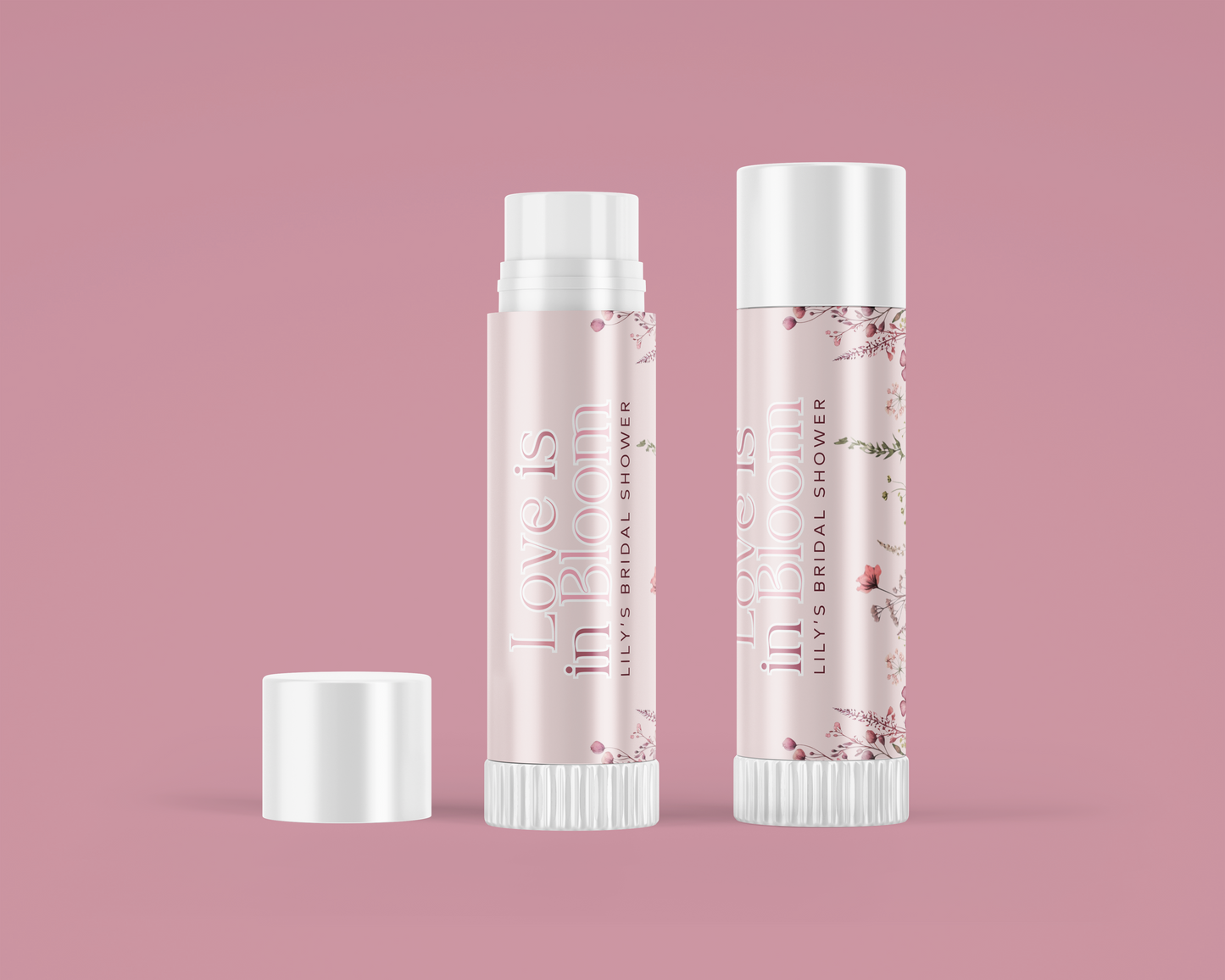 Love is in Bloom Bridal Shower Lip Balm