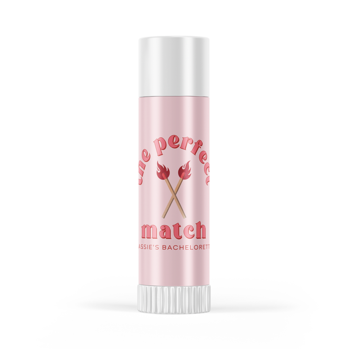 Perfect Match Bachelorette Party Lip Balm - Pink and Red