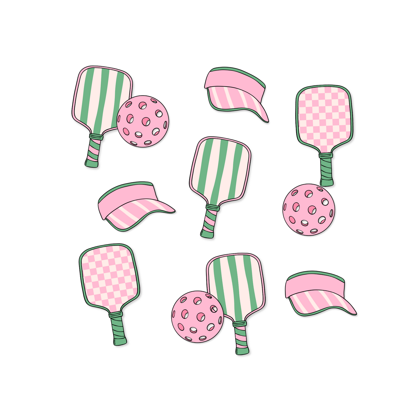 Pickleball Party Confetti