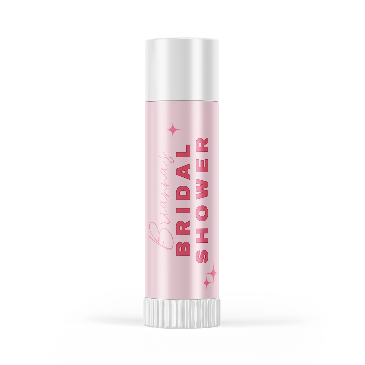 Trendy Pink Bridal Shower Lip Balm