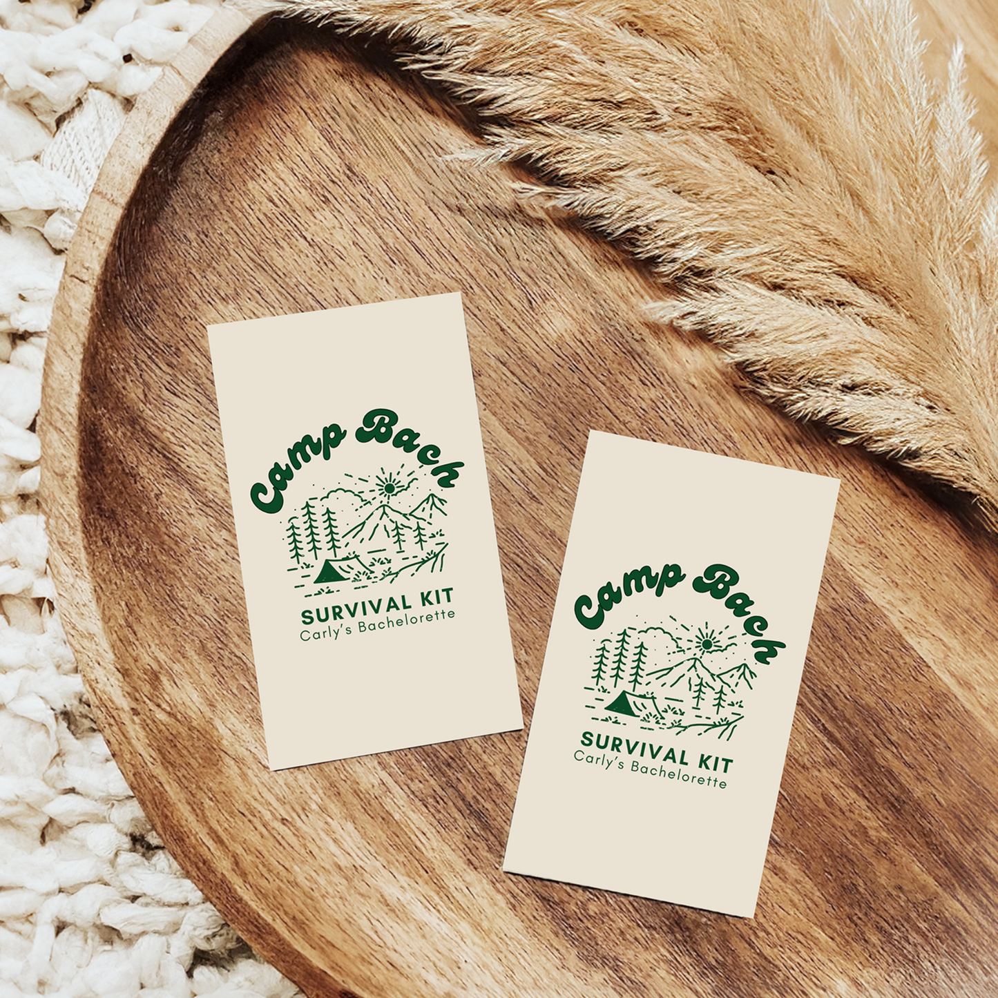 Camp Bachelorette Party Gift Tag