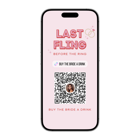 Last Fling Before the Ring Buy the Bride a Drink Template (Digital Download)