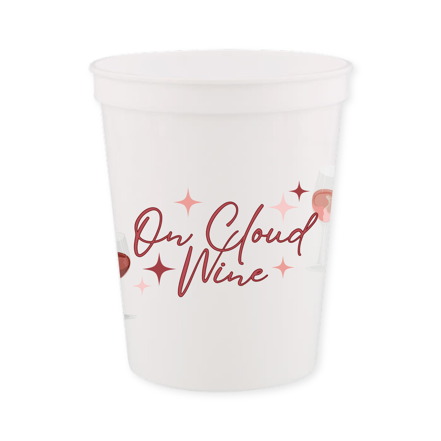On Cloud Wine Bachelorette Cup