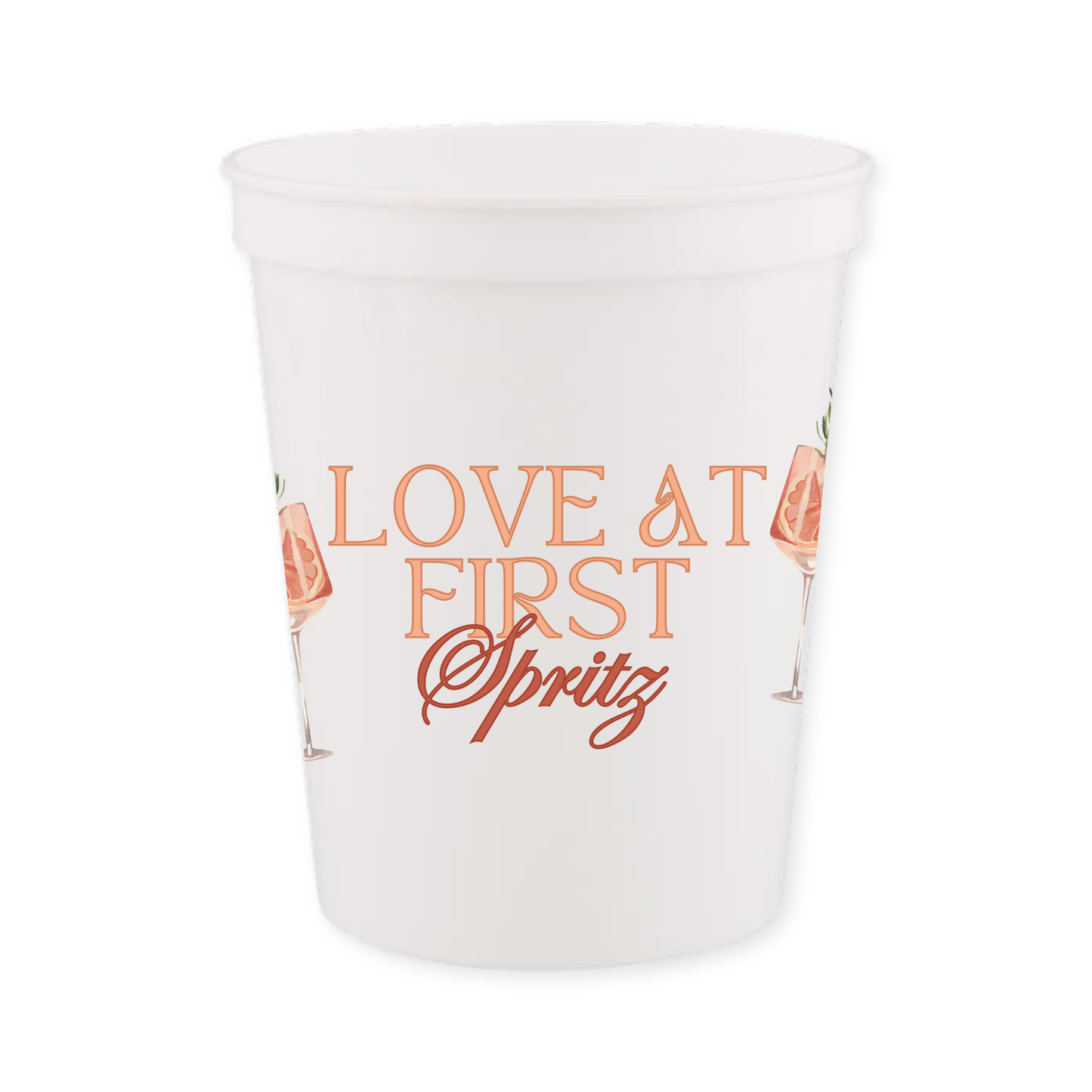 Love at First Spritz Bachelorette Cup