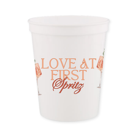 Love at First Spritz Bachelorette Cup