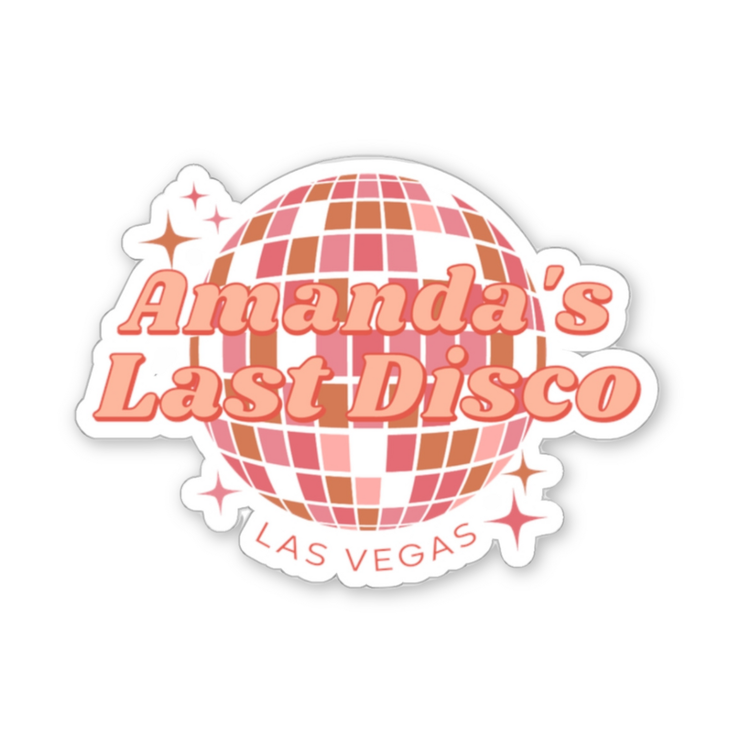Last Disco Bachelorette Party Sticker