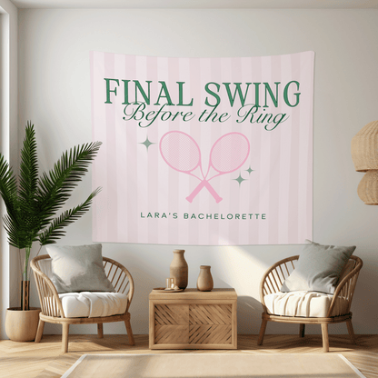 Final Swing Before the Ring Bachelorette Party Banner
