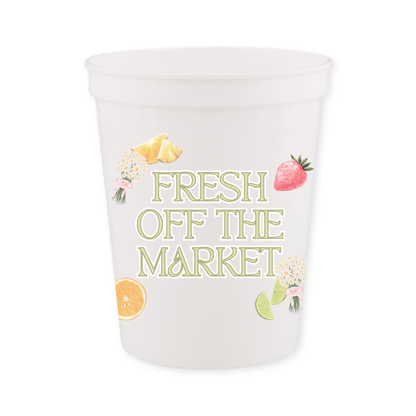 Fresh Off the Market Bachelorette Cup